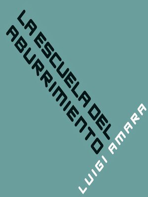 cover image of La escuela del aburrimiento